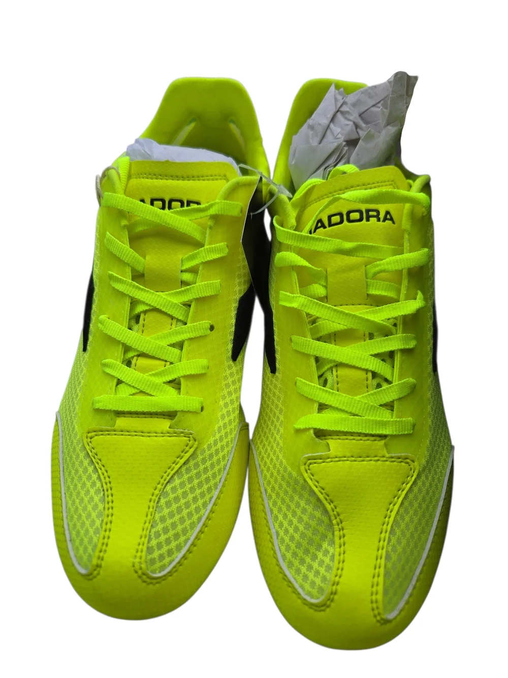 Diadora Track Spikes Men 11 NWT Neon Volt Racing Shoes Box